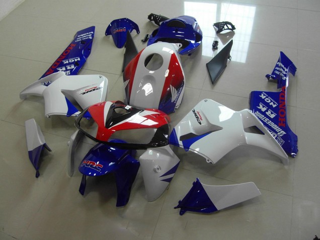 Cheap 2005-2006 White Blue Red HRC Honda CBR600RR Motorcycle Fairing Cheap 2005-2006 White Blue Red HRC Honda CBR600RR Motorcycle Fairing