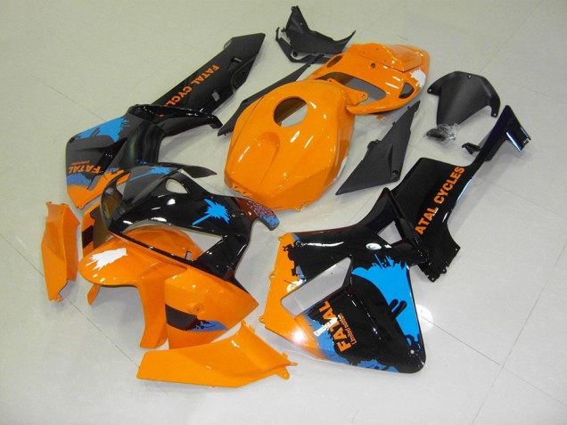 Cheap 2005-2006 Orange Black Honda CBR600RR Motor Bike Fairings Cheap 2005-2006 Orange Black Honda CBR600RR Motor Bike Fairings