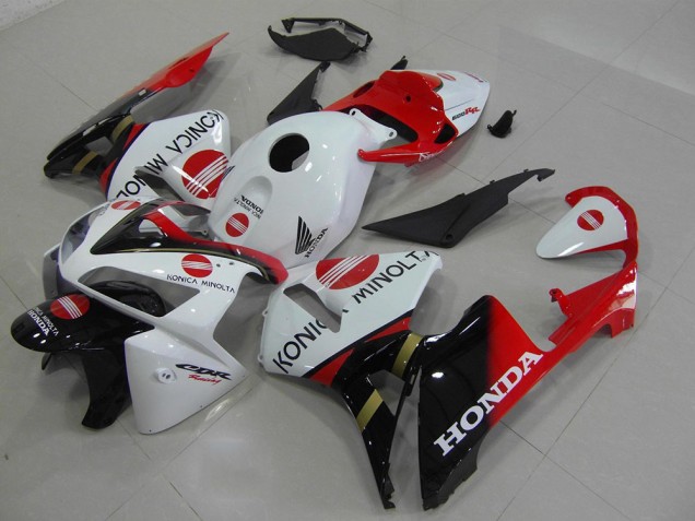 Cheap 2005-2006 Red Konica Honda CBR600RR Motorbike Fairing Kits Cheap 2005-2006 Red Konica Honda CBR600RR Motorbike Fairing Kits