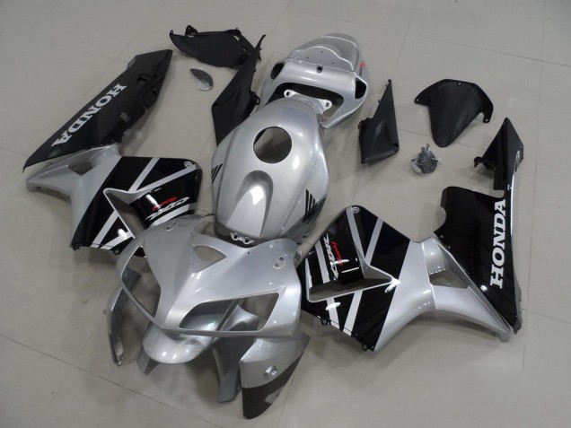 Cheap 2005-2006 Silver Grey Honda CBR600RR Motorcyle Fairings Cheap 2005-2006 Silver Grey Honda CBR600RR Motorcyle Fairings