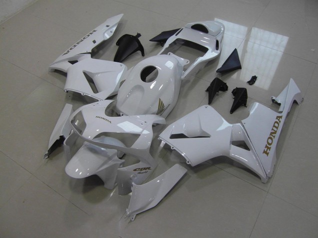 Cheap 2005-2006 White Honda CBR600RR Motorcycle Fairings & Bodywork Cheap 2005-2006 White Honda CBR600RR Motorcycle Fairings & Bodywork