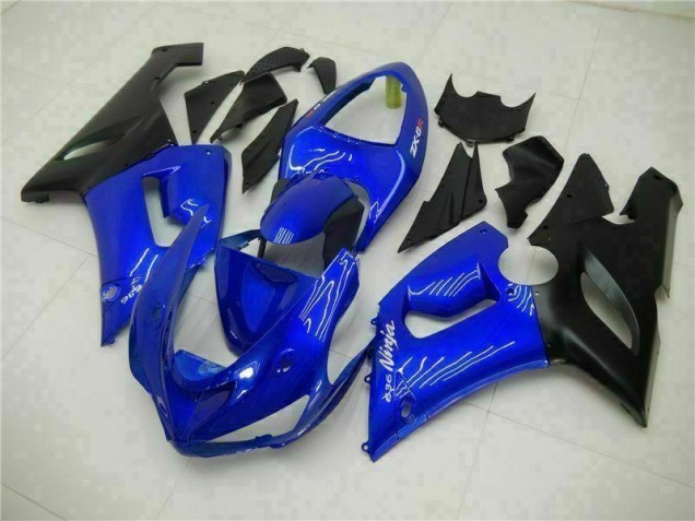 Cheap 2005-2006 Blue Kawasaki ZX6R Motorcycle Fairing Kit Cheap 2005-2006 Blue Kawasaki ZX6R Motorcycle Fairing Kit