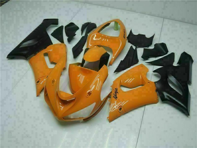 Cheap 2005-2006 Orange Kawasaki ZX6R Bike Fairing Cheap 2005-2006 Orange Kawasaki ZX6R Bike Fairing