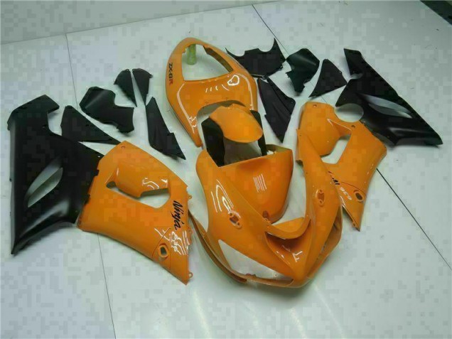 Cheap 2005-2006 Orange Kawasaki ZX6R Bike Fairing Cheap 2005-2006 Orange Kawasaki ZX6R Bike Fairing