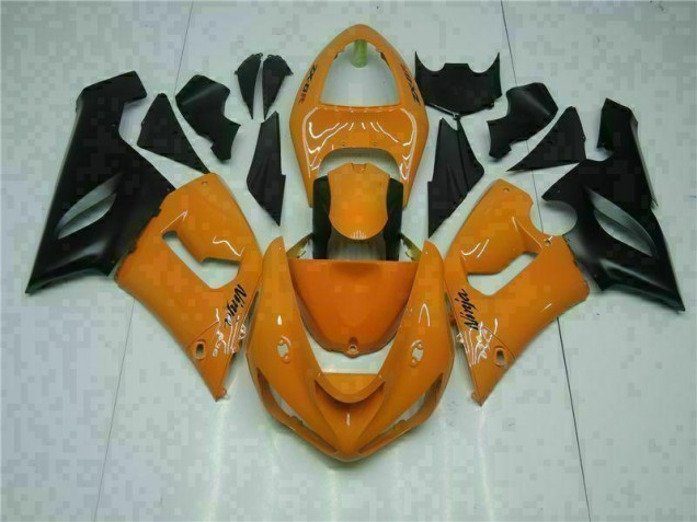 Cheap 2005-2006 Orange Kawasaki ZX6R Bike Fairing Cheap 2005-2006 Orange Kawasaki ZX6R Bike Fairing