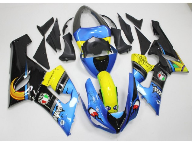 Cheap 2005-2006 Shark Kawasaki ZX6R Motorbike Fairings Cheap 2005-2006 Shark Kawasaki ZX6R Motorbike Fairings