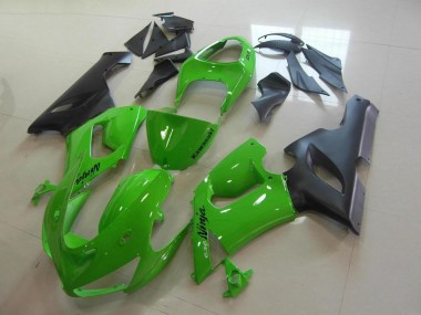 Cheap 2005-2006 Green Kawasaki ZX6R Motorcycle Replacement Fairings & Bodywork