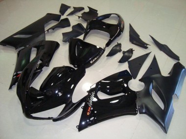 Cheap 2005-2006 Black Kawasaki ZX6R Motorcyle Fairings