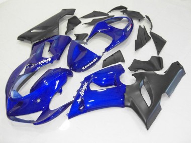 Cheap 2005-2006 Blue Black Kawasaki ZX6R Motorcycle Fairing