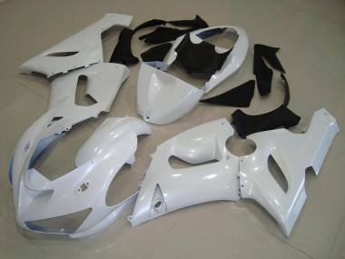 Cheap 2005-2006 Dark Pearl White Kawasaki ZX6R Motorbike Fairing