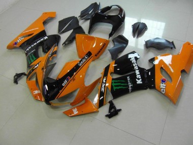 Cheap 2005-2006 Orange Monster Kawasaki ZX6R Bike Fairing
