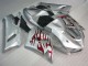 Cheap 2005-2006 Silver Red Flames Kawasaki ZX6R Motorcycle Fairings Cheap 2005-2006 Silver Red Flames Kawasaki ZX6R Motorcycle Fairings