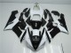 Cheap 2005-2006 Black White Kawasaki ZX6R Moto Fairings