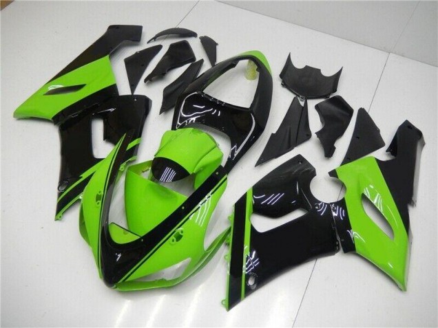 Cheap 2005-2006 Green Black Kawasaki ZX6R Motor Fairings Cheap 2005-2006 Green Black Kawasaki ZX6R Motor Fairings