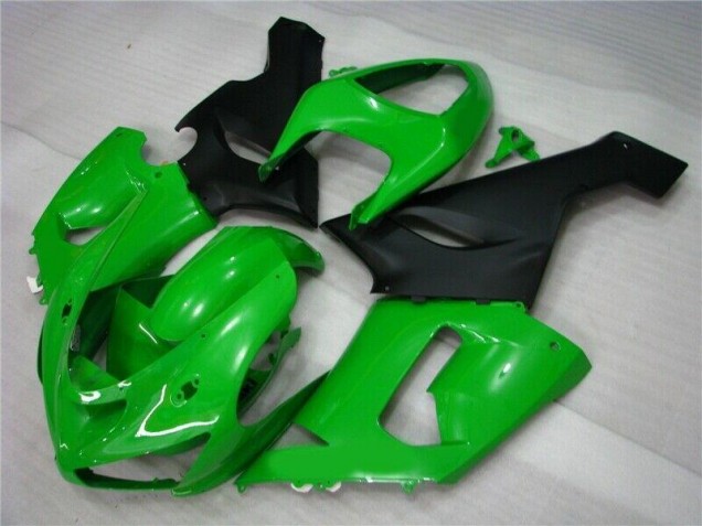 Cheap 2005-2006 Green Matte Black Kawasaki ZX6R Motorcycle Fairing Cheap 2005-2006 Green Matte Black Kawasaki ZX6R Motorcycle Fairing