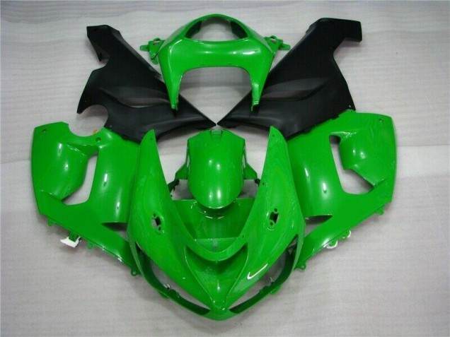 Cheap 2005-2006 Green Matte Black Kawasaki ZX6R Motorcycle Fairing Cheap 2005-2006 Green Matte Black Kawasaki ZX6R Motorcycle Fairing