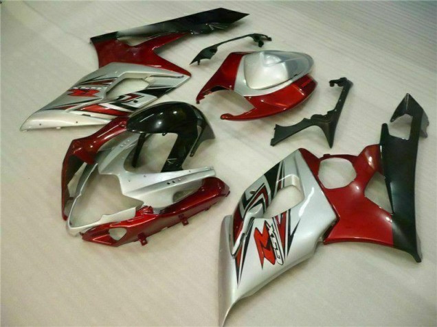 Cheap 2005-2006 Red White Suzuki GSXR 1000 Bike Fairings