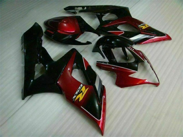 Cheap 2005-2006 Red Black Suzuki GSXR 1000 Bike Fairing Kit Cheap 2005-2006 Red Black Suzuki GSXR 1000 Bike Fairing Kit