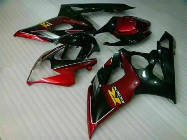 Cheap 2005-2006 Red Black Suzuki GSXR 1000 Bike Fairing Kit