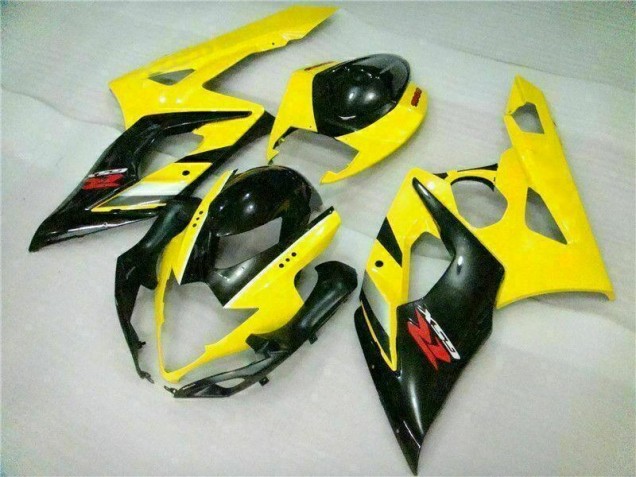 Cheap 2005-2006 Yellow Black Suzuki GSXR 1000 Motorcycle Fairings Kits