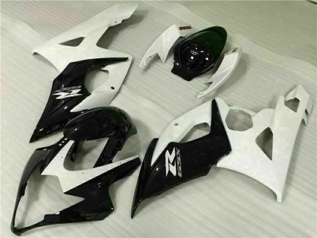 Cheap 2005-2006 White Black Suzuki GSXR 1000 Moto Fairings