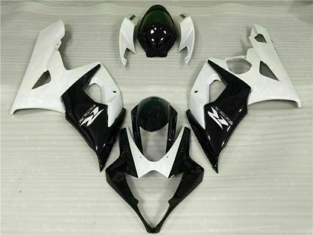 Cheap 2005-2006 White Black Suzuki GSXR 1000 Moto Fairings