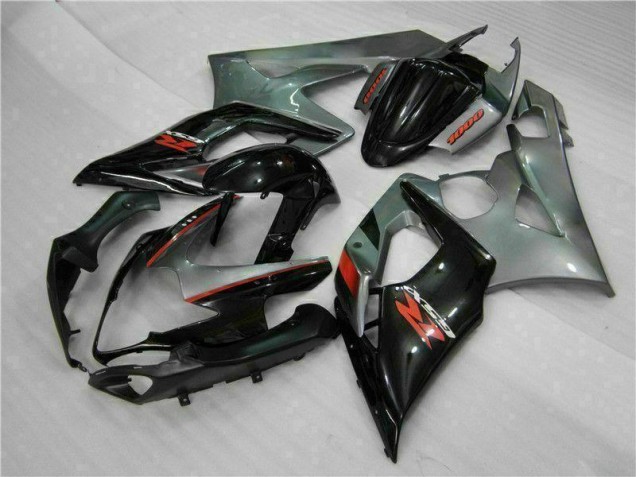 Cheap 2005-2006 Grey Black Suzuki GSXR 1000 Motorcyle Fairings