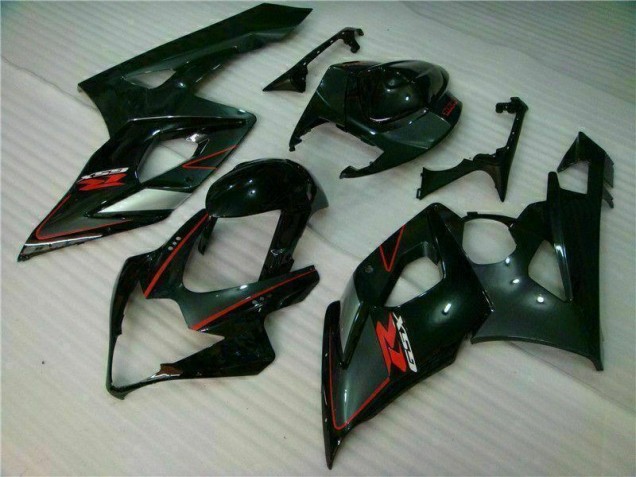 Cheap 2005-2006 Black Suzuki GSXR 1000 Replacement Fairings