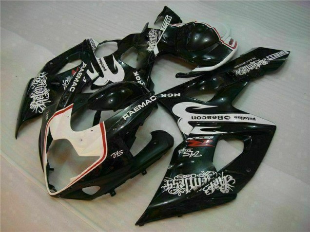 Cheap 2005-2006 White Black Suzuki GSXR 1000 Motorcycle Fairings Kit Cheap 2005-2006 White Black Suzuki GSXR 1000 Motorcycle Fairings Kit