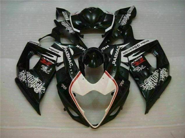 Cheap 2005-2006 White Black Suzuki GSXR 1000 Motorcycle Fairings Kit Cheap 2005-2006 White Black Suzuki GSXR 1000 Motorcycle Fairings Kit