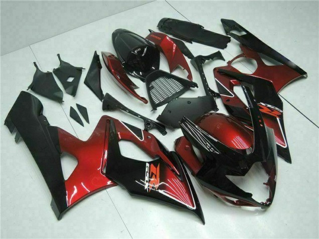 Cheap 2005-2006 Red Black Suzuki GSXR 1000 Motorcycle Fairings & Bodywork