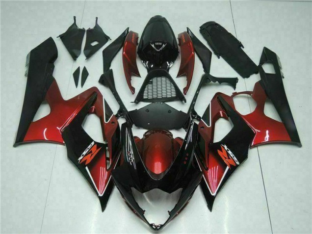Cheap 2005-2006 Red Black Suzuki GSXR 1000 Motorcycle Fairings & Bodywork