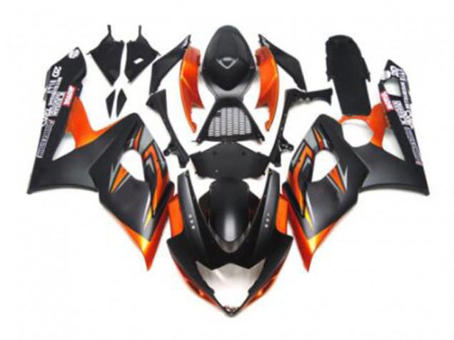 Cheap 2005-2006 Black Orange Suzuki GSXR 1000 Motorbike Fairing
