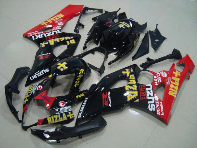 Cheap 2005-2006 Black Red Rizla Suzuki GSXR 1000 Motorcycle Replacement Fairings