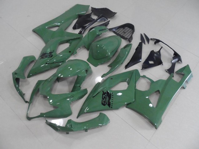 Cheap 2005-2006 Glossy Army Green Suzuki GSXR 1000 Motorcycle Fairing