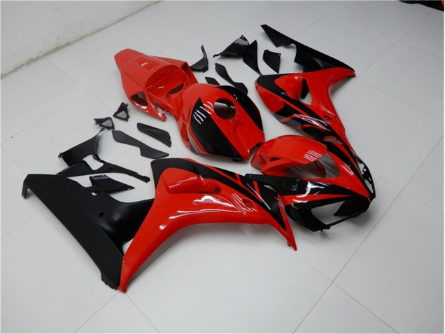 Cheap 2006-2007 Red Black Honda CBR1000RR Motorbike Fairing