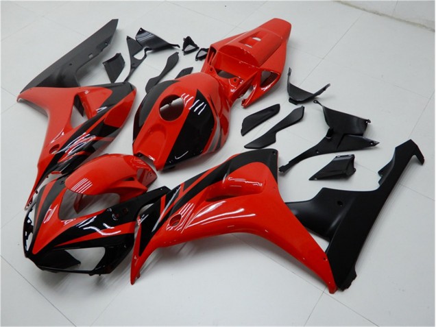Cheap 2006-2007 Red Black Honda CBR1000RR Motorbike Fairing