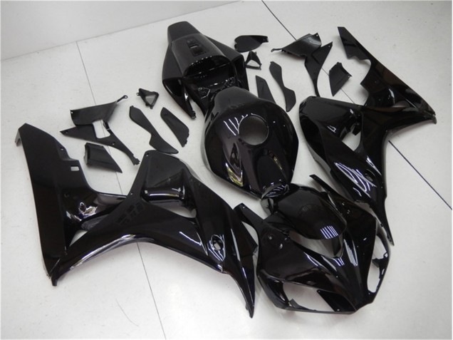 Cheap 2006-2007 Glossy Black Honda CBR1000RR Motor Bike Fairings