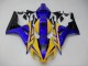 Cheap 2006-2007 Yellow Blue Honda CBR1000RR Replacement Motorcycle Fairings