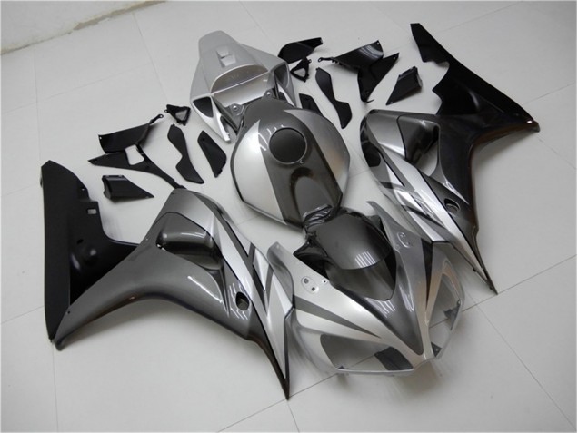 Cheap 2006-2007 Black Silver Grey Honda CBR1000RR Motorcycle Bodywork