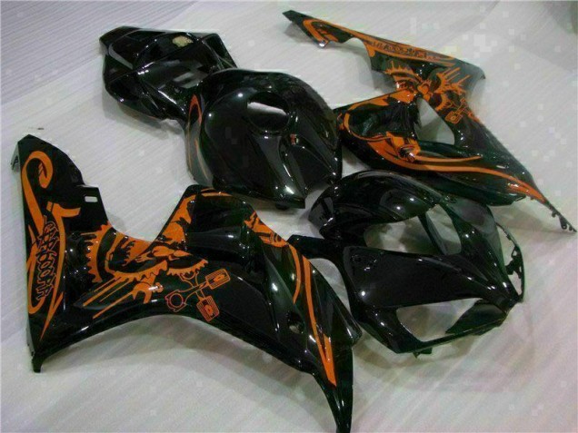 Cheap 2006-2007 Brown Black Honda CBR1000RR Motorbike Fairing Kits