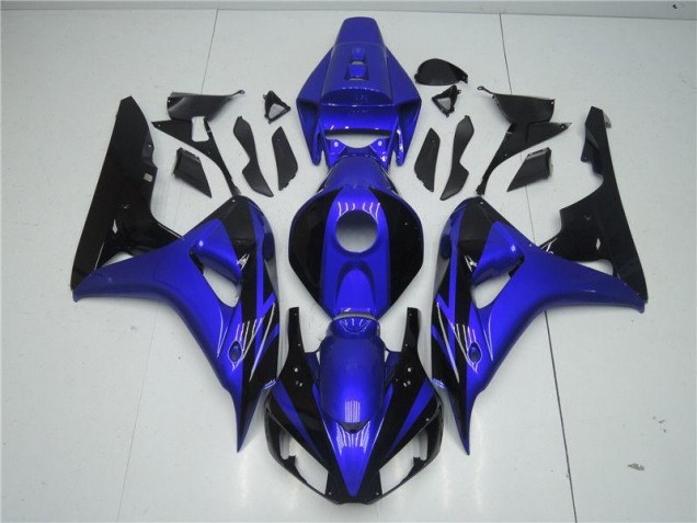 Cheap 2006-2007 Blue Black Honda CBR1000RR Moto Fairings