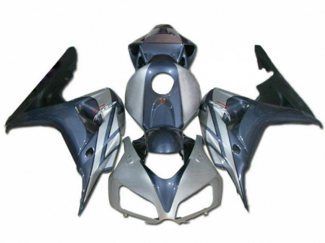 Cheap 2006-2007 Silver Honda CBR1000RR Motorcycle Fairing Kit