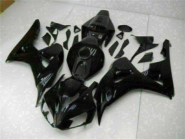 Cheap 2006-2007 Glossy Black Honda CBR1000RR Bike Fairing
