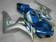 Cheap 2006-2007 Blue Silver Honda CBR1000RR Motorcycle Fairings Kits