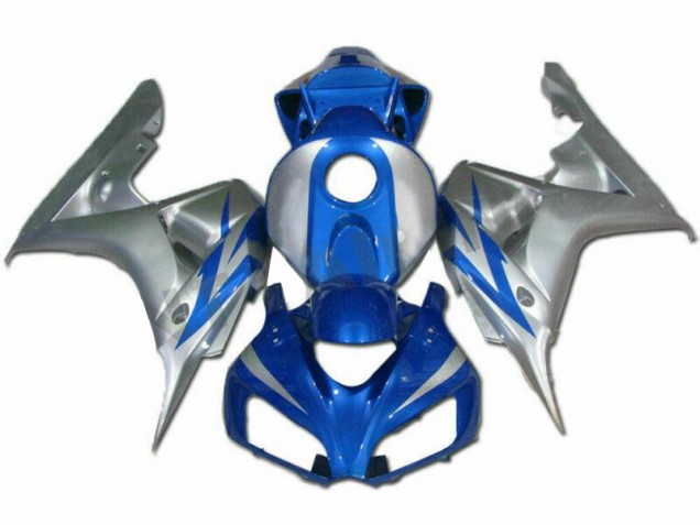 Cheap 2006-2007 Blue Silver Honda CBR1000RR Motorcycle Fairings Kits