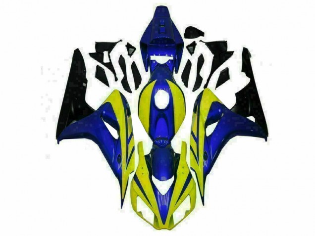 Cheap 2006-2007 Blue Yellow Honda CBR1000RR Motorcycle Replacement Fairings