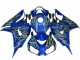 Cheap 2006-2007 Yellow Flame Blue Honda CBR1000RR Replacement Fairings
