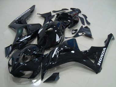 Cheap 2006-2007 Black Silver Decals Honda CBR1000RR Motorcycle Fairing Kit