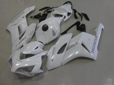 Cheap 2006-2007 White with Silver Decals Honda CBR1000RR Bike Fairings